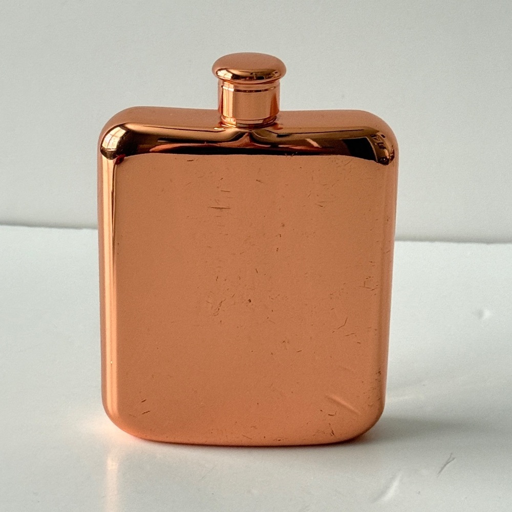 Rose Gold Hip Flask for Alcohol Liquor Bottle